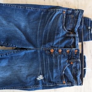 Madewell 10" inch high rise skinny jeans